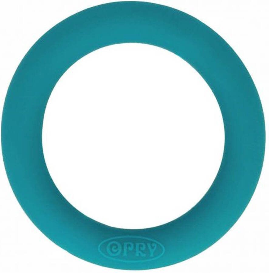 Opry Siliconen Bijtring Rond 65 mm Blauw
