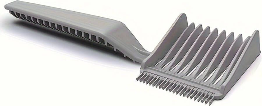 Opscheerkam Fade Kam Opscheren Knipkam Vervagen Trimmen Tondeusekam Overloopkam Overflow Haar Baard Trimmer Thuis Kapper Barber Styling Haar Professional Accessoire Grijs