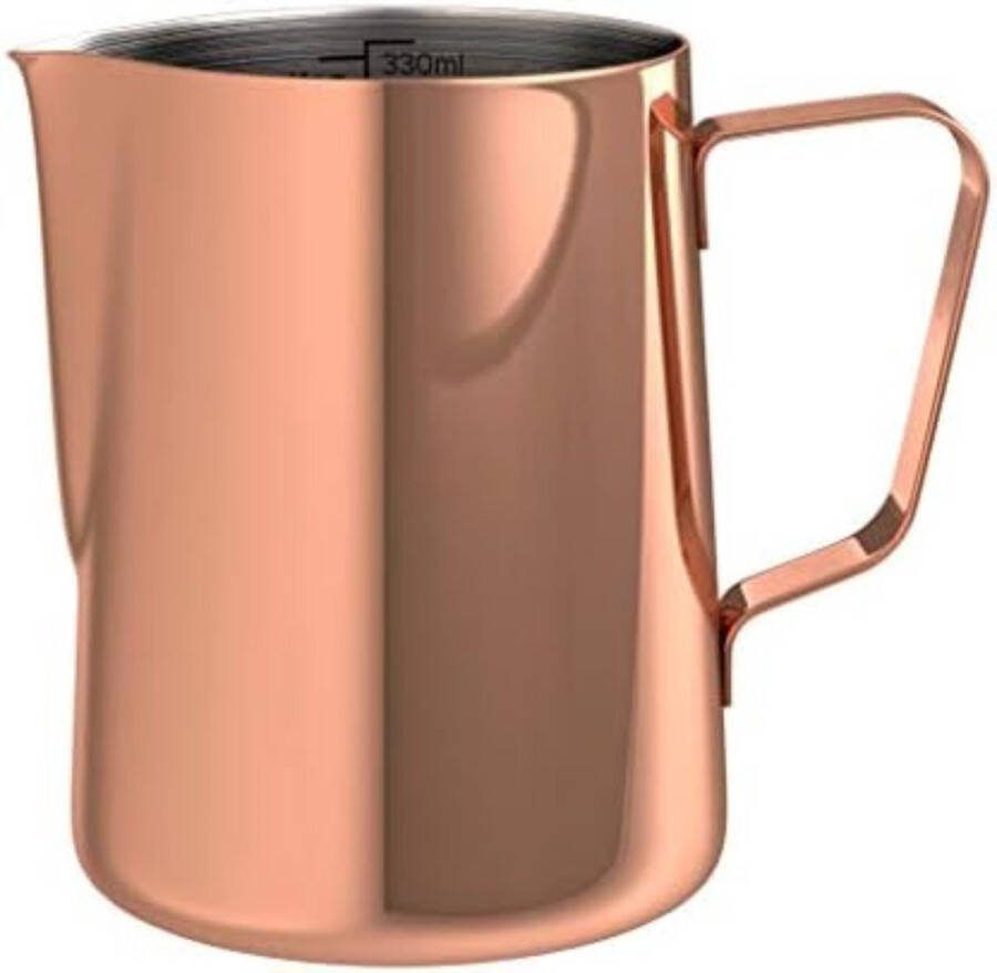 Opschuimkan Melkkannetje Opschuim kannetje 330 ml Koper