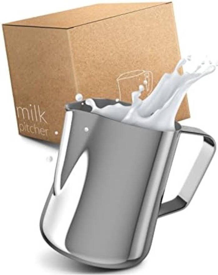 Opschuimkan Melkkannetje Opschuim kannetje ‎Roestvrij staal Klassiek (hoogglans)150 ml