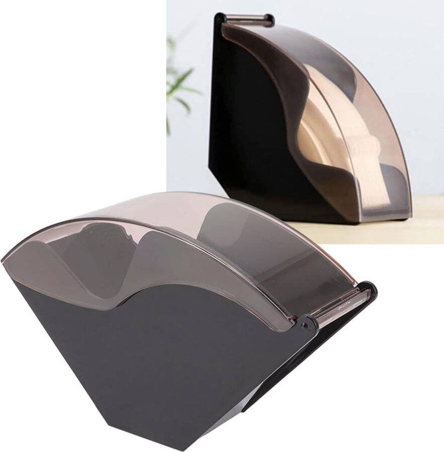 Opslaghouder Koffiefilterpapier V60 Ventilatoren Stofdichte Doos Handig Dispenserrek Ultieme Café Metgezel coffee filter paper