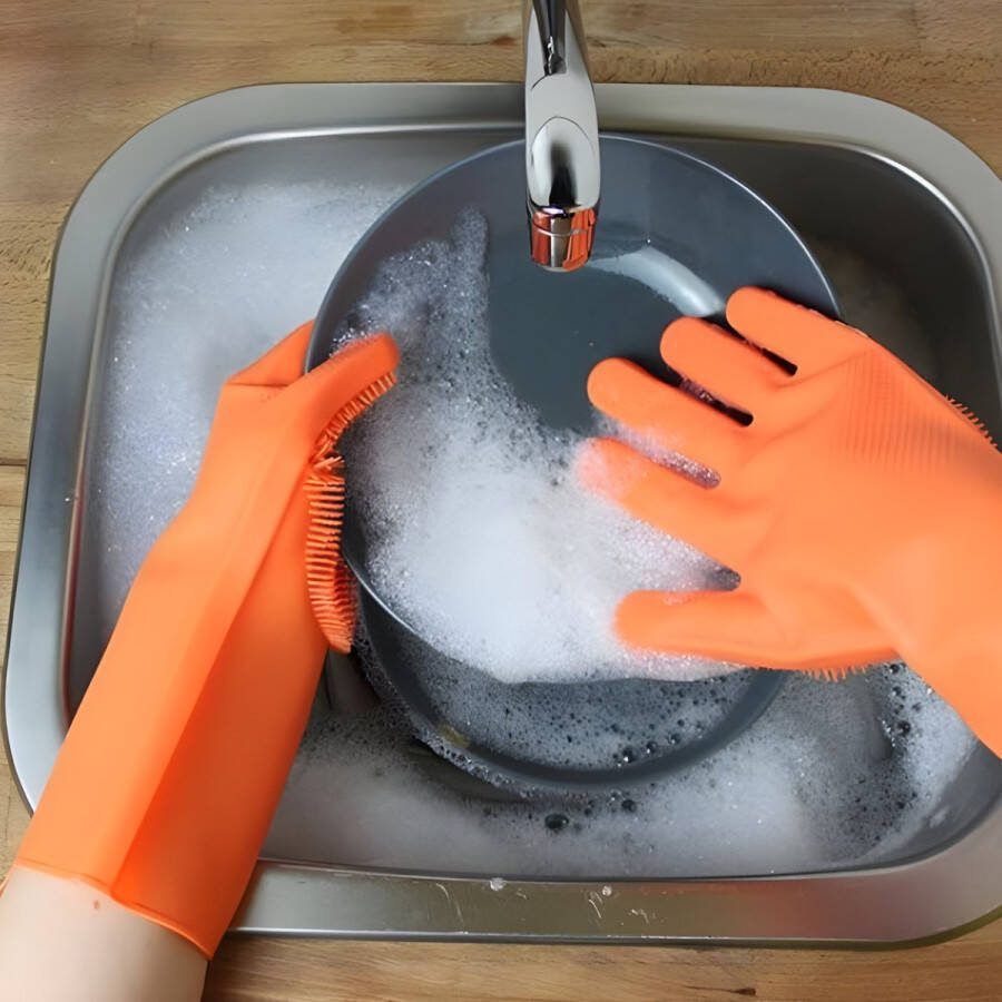 Optimaal Beschermde Schoonmaak Hoogwaardige Schoonmaakhandschoenen voor Kwaliteit en Comfort