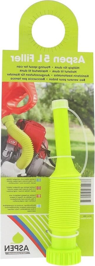Opvangbak vloeistoffen Flexibele Schenktuit Jerrycan 5 Liter ideaal voor vullen tanks kettingzagen bosmaaiers Opvangbak vloeistoffen