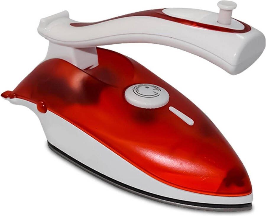 Opvouwbaar mini-stoomstrijkijzer voor op reis 800 W met variabele temperatuurregeling draagbaar handstoomstrijkijzer droog en stoomstrijkijzer Mini strijkijzer