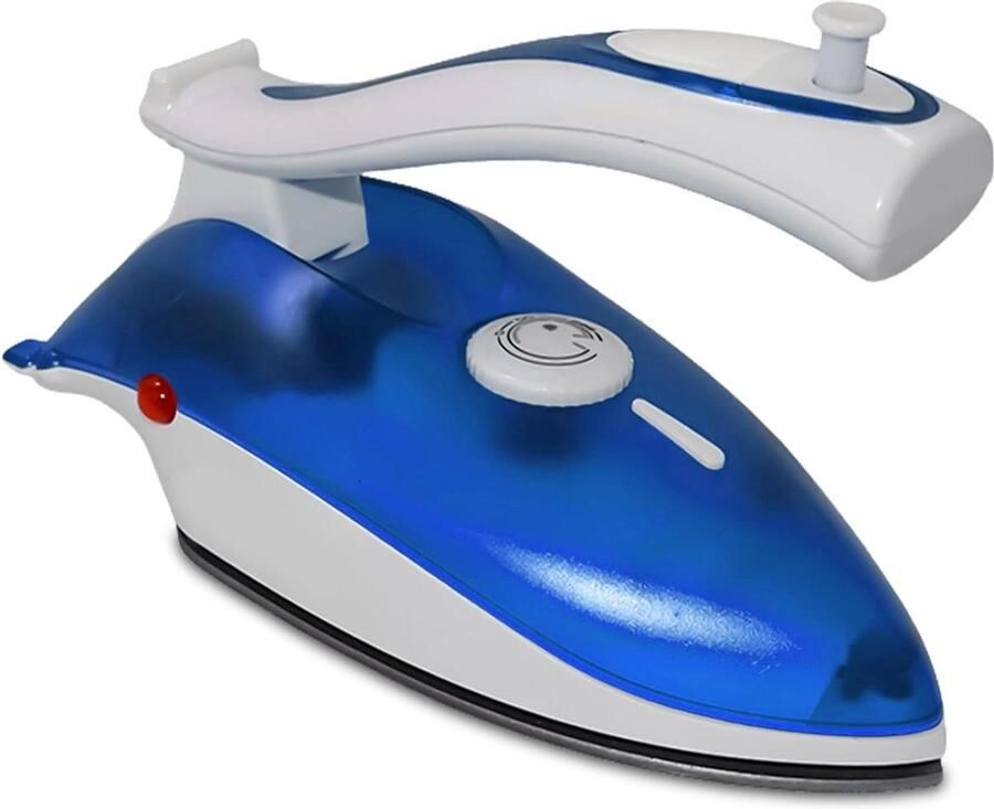 Opvouwbaar mini-stoomstrijkijzer voor op reis 800 W variabele temperatuurregeling draagbaar handstoomstrijkijzer droog en stoomstrijkijzer compact reisstrijkijzer lichtgewicht strijkijzer Mini strijkijzer