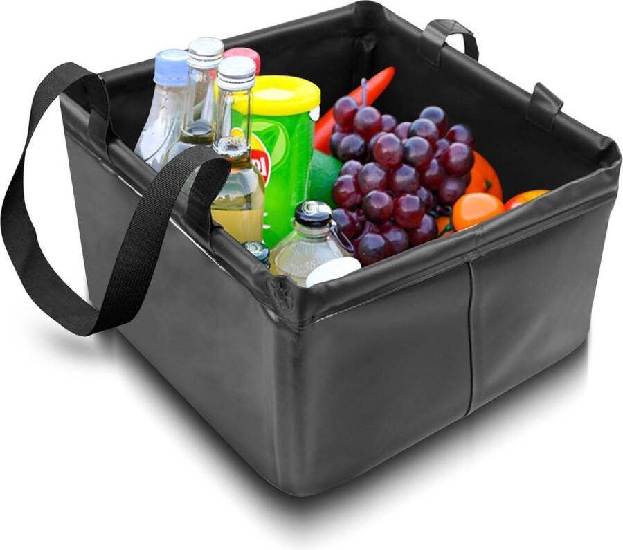Opvouwbare afwasteil Bassine Camping 18 L Emmer Waskom Buiten Kom Emmer Kom Outdoor Kom Camping Accessoires Zwart Opvouwbare afwasteil