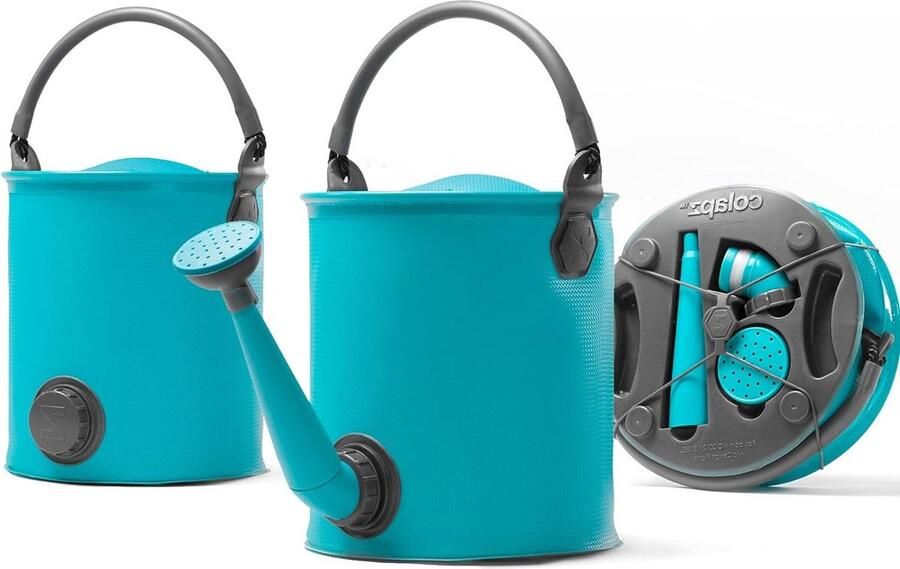 Opvouwbare gieter Camperaccessoires Colapz Geel Opvouwbare emmer UK