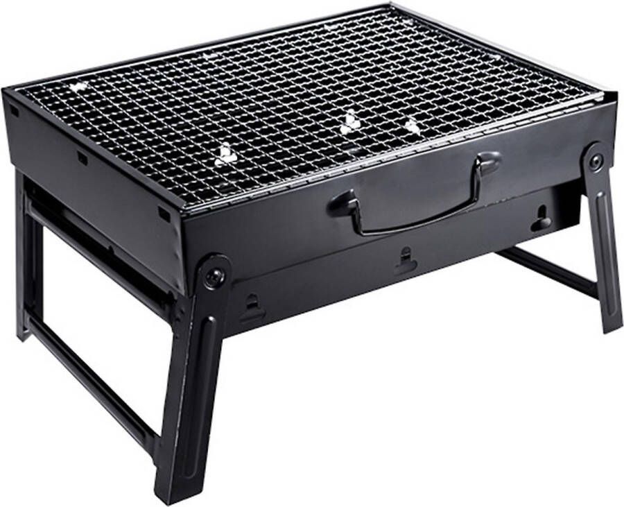 Opvouwbare Houtskool barbecue Zwart