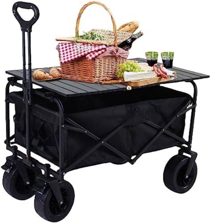 Opvouwbare kar Inklapbare kar Inklapbare bolderkar Opvouwbare bolderkar ‎47 x 34 5 x 84 cm 12 3 kg Zwart
