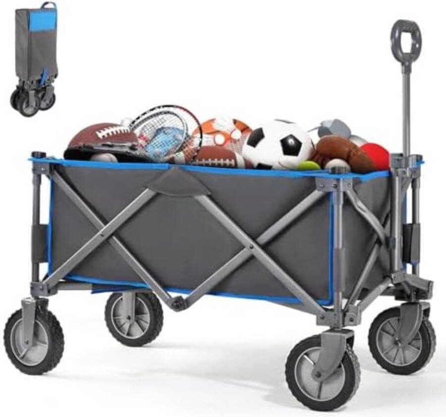 Opvouwbare kar Inklapbare kar Inklapbare bolderkar Opvouwbare bolderkar ‎80 x 39 x 30 cm 10 8 kg Blauw