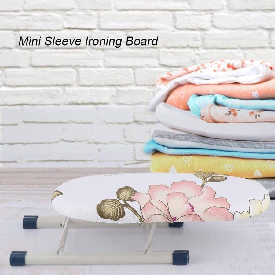 Opvouwbare Kleine Strijkplank Mini Strijkplank voor Naaien en Ambacht Ruimtebesparend en Draagbaar Pioen Strijkplank