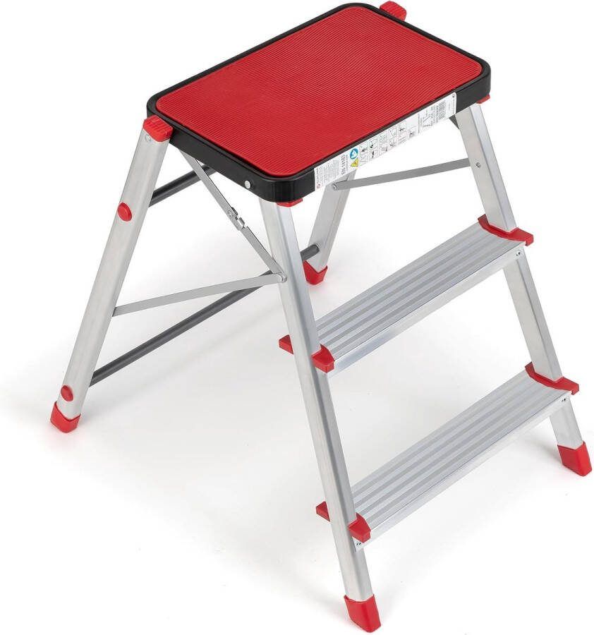 Opvouwbare ladder opstapje opvouwbare ladder opvouwbare ladder huishoudladder opvouwbaar aluminium