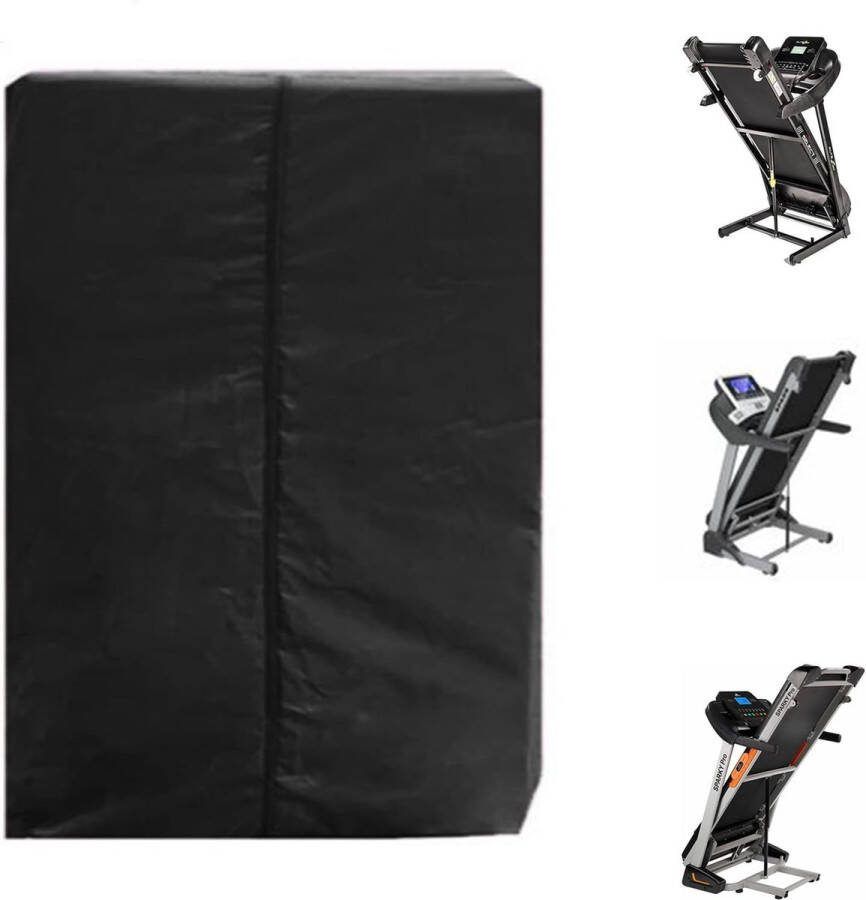 Opvouwbare loopbandafdekking opvouwbare loopband beschermhoes 420D winddicht regendicht Oxford-stoffen zeil (95 cm x 75 cm x 160 cm)
