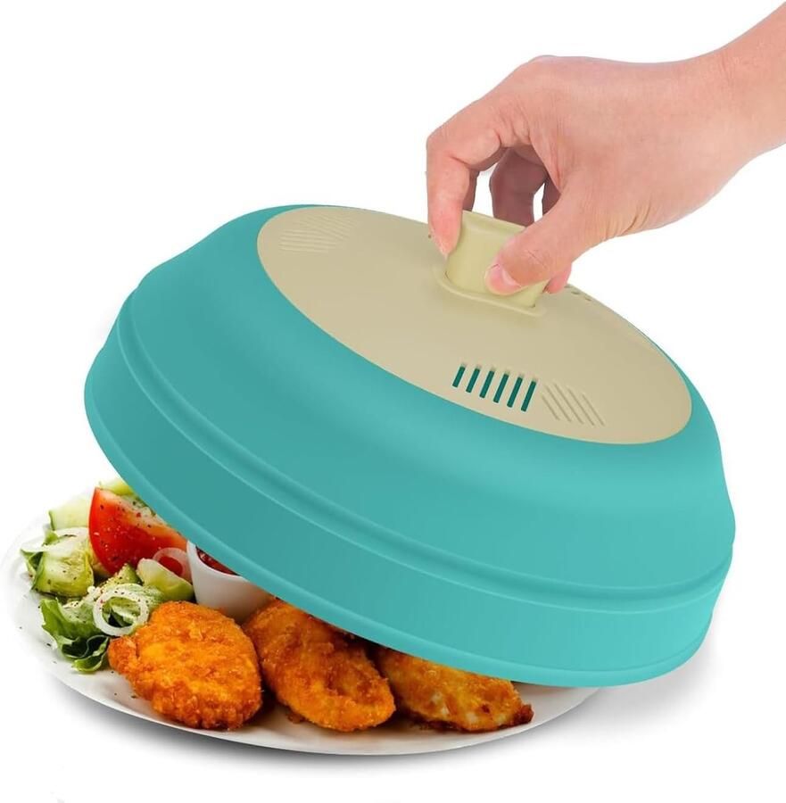Opvouwbare siliconen deksel voor potten pannen braadpannen woks 28 cm robuuste vervangende pannendeksel opvouwbare siliconen afdekking voor etensborden servies schotel spatbescherming voor