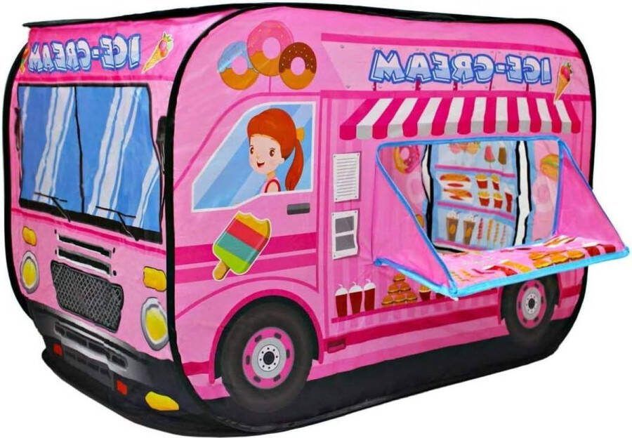 Opvouwbare Speeltent Ijs Vrachtwagen Kinderen Spelen Huis Binnenshuis Buiten Speelgoed Grote Gift voor Meisjes Jongens 3 4 5 Jaar Oud