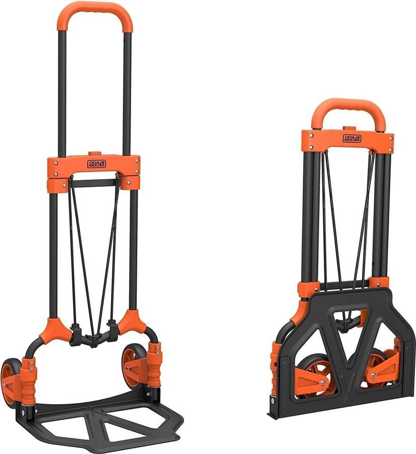Opvouwbare Steekwagen Lichtgewicht 65 Kilo Laadvermogen Inklapbare Transportwagen hand truck