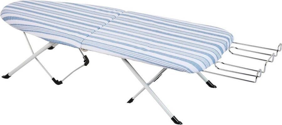 Opvouwbare strijkplank voor tafelblad meerkleurig compact 31.496002x8.1281x42.011601 cm