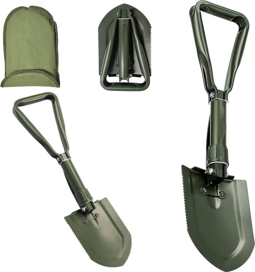 Opvouwbare Survival Schop 23 IN Camping Schop 50 # High-Carbon Steel Draagbare Schop Voor Tuin Jacht Wandelen Vissen Auto Noodgevallen Geschenken Voor Mannen Shoval