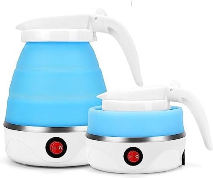 Opvouwbare waterkoker 0 6 liter 600 Watt Blauw