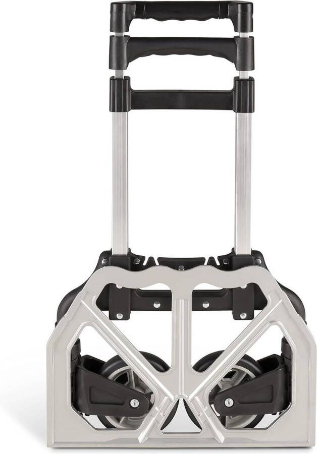 Opvouwbare zware zakwagen steekwagen voor industrieel en huishoudelijk gebruik maximaal 80 kg draagvermogen 24 x 39 cm staalplatform eenheidsmaat