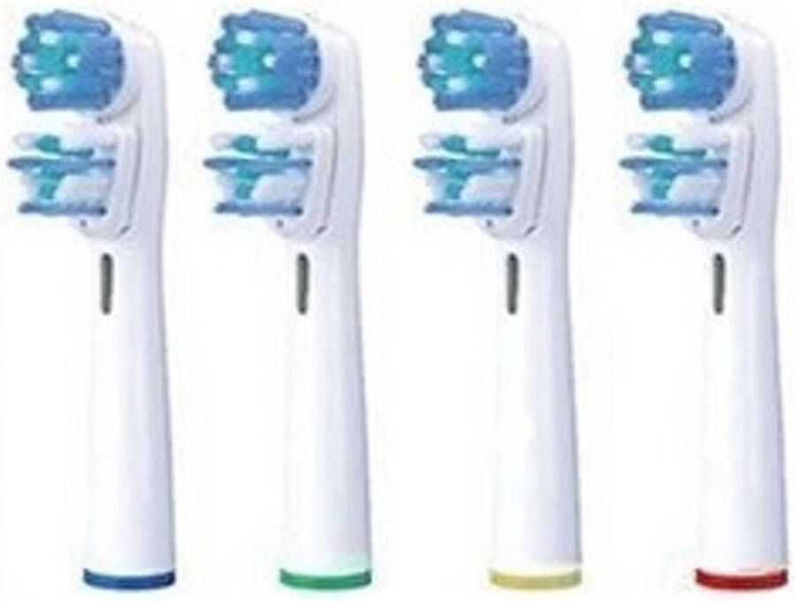 Opzetborstels voor Oral-B Dual Clean. Hoogwaardig alternatief 4 stuks