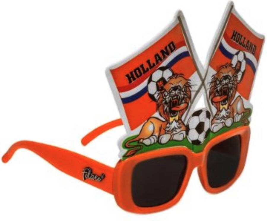Oranje Zonnebril Holland UV400 EK Voetbal Feest Zonnebril Oranje Nederland