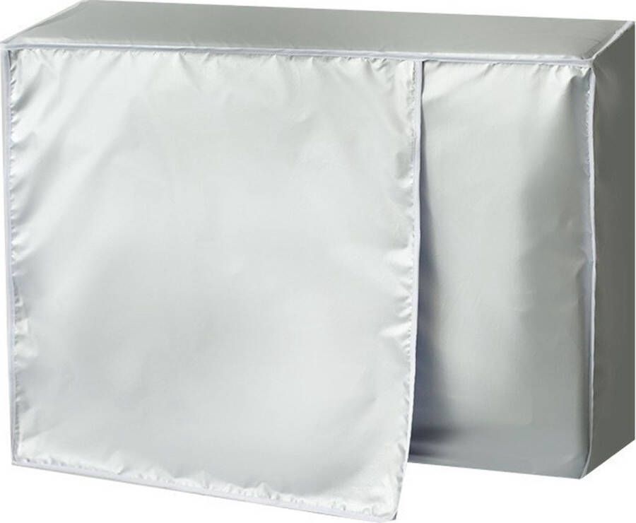 Outdoor Airconditioner Cover Airco Beschermhoes 96 x 40 x 70cm Airco Omkasting Airco Hoes Buitenunit Waterdichte Airconditioner Stofkap voor Thuis Reflecterende Waterdicht Stofdicht UV-bestendig Zilver