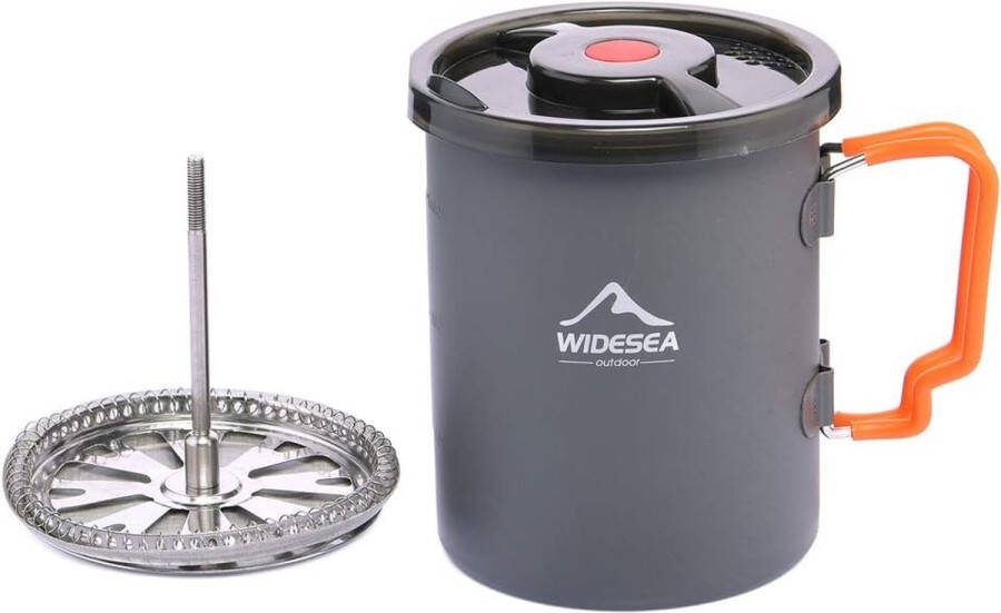 Outdoor Camping Koffiezetter met Franse Pers en Thermosfunctie
