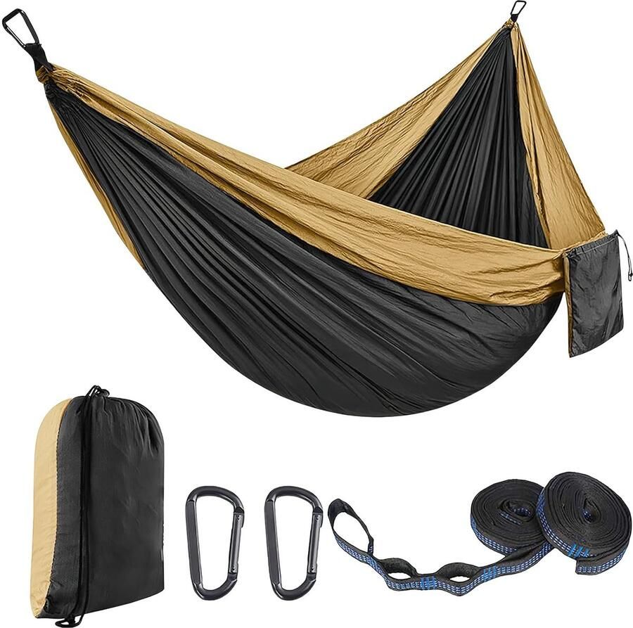 Outdoor hangmat camping hangmatten reishangmat 270x140 cm ultralichte draagbare hangmat met een capaciteit tot 300 kg 210T parachute nylon voor tuin