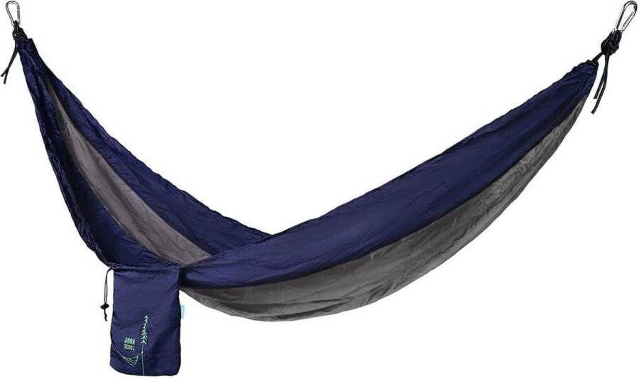 Outdoor hangmat ultralichte parachutezijde incl. karabijnhaken en touwen draagkracht tot 200 kg 90cmx230cm