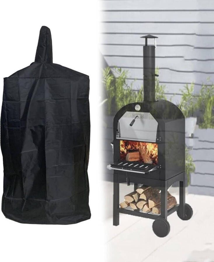 Outdoor Waterdichte Pizza Oven Cover 600D Heavy Duty Oxford Beschermhoes voor Houtskool Gebakken Brood Oven BBQ Roker Grill