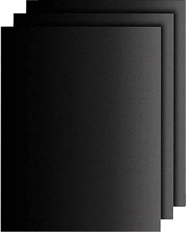 Ovenbeschermers Grote ovenvoeringen 3-pack zware teflon ovenvoeringen BBQ-grillmatten voor bodem van de oven voor gas elektrische en ventilatorondersteunde ovens bakmat herbruikbaar wasbaar (40 x 33 cm (15 7 x 13 inch))
