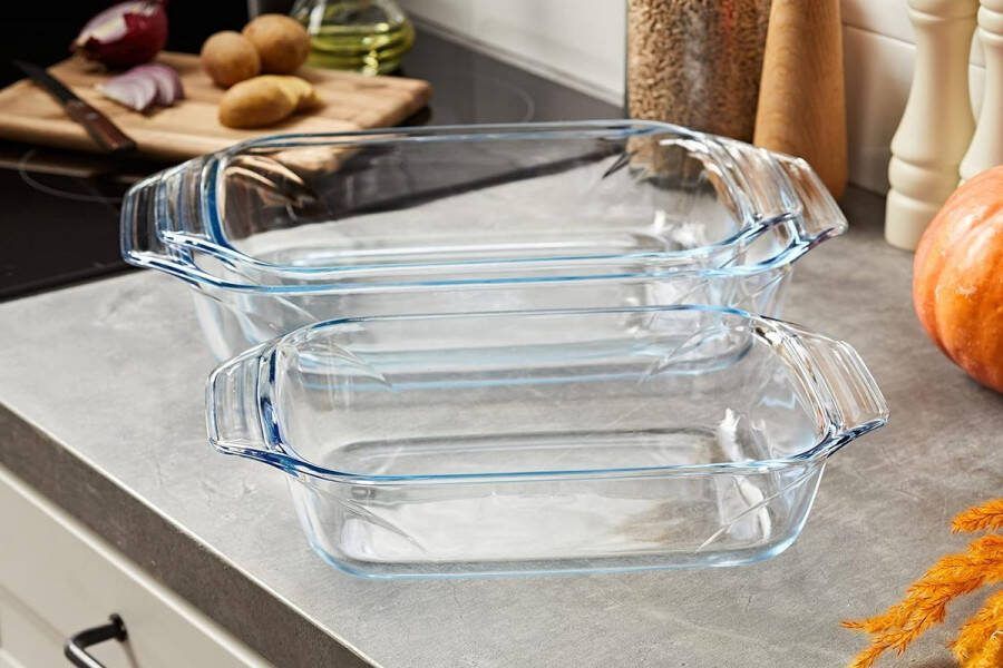 Ovenschaal Borosilicaatglas Transparant 39 mm X 25 mm