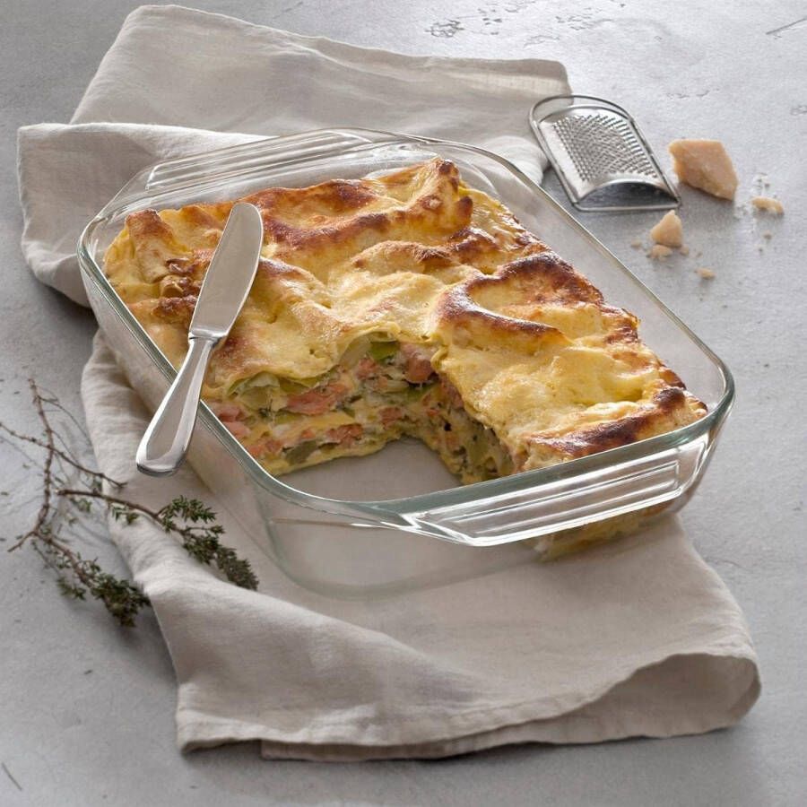 Ovenschaal Borosilicaatglas Transparant 390.00mm x 250.00mm