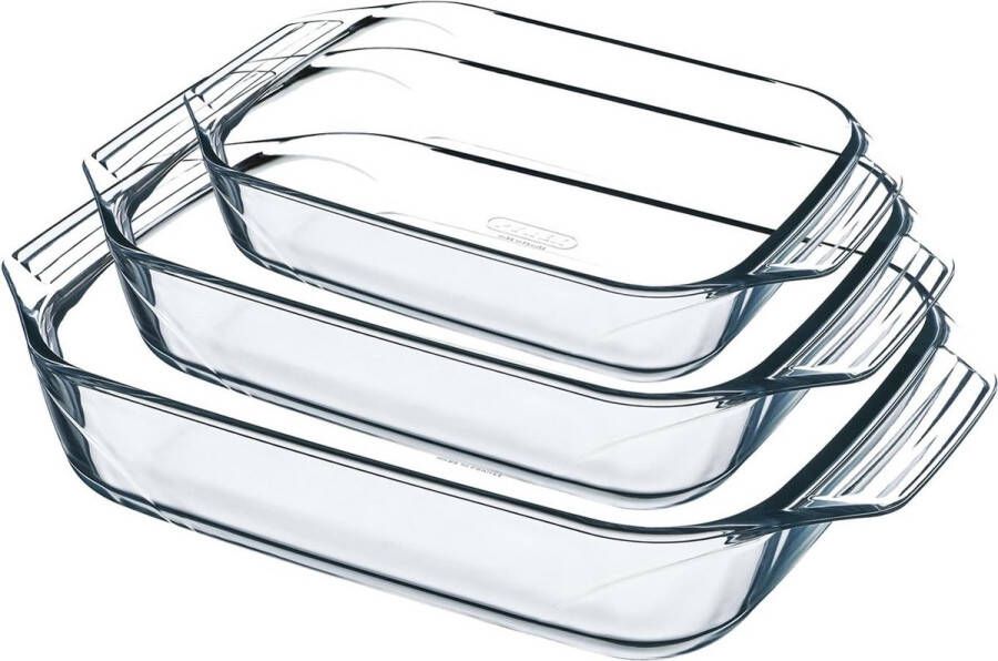 Ovenschaal Borosilicaatglas Transparant
