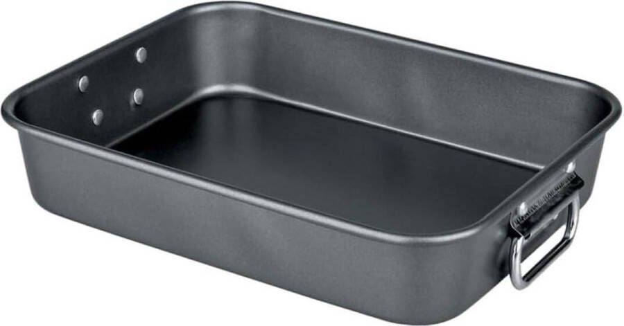 Ovenschaal met Handgrepen Braadpan Premium Anti-Aanbaklaag Koolstofstaal Diameter 28 cm