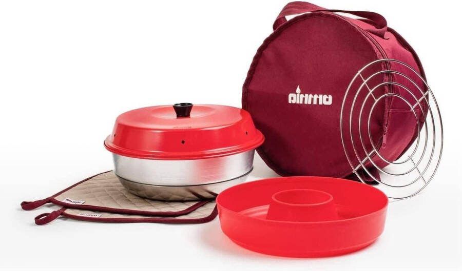 Ovenset met accessoires campingoven siliconen vorm bakrooster tas pannenlappen toebehoren bakrooster
