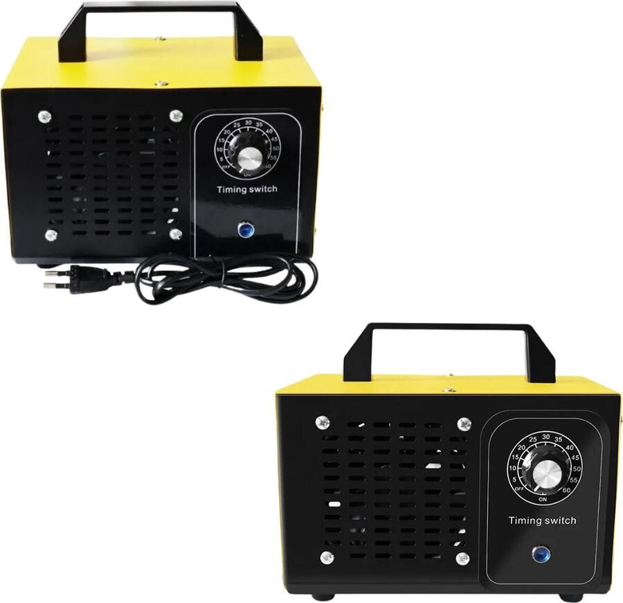 Ozon Generator – Ozongenerator Met Timer – Luchtreiniger Tegen Slechte Geuren Bacteriën Geuren van Huisdieren etc. Sterilisator – Luchtzuiveraar