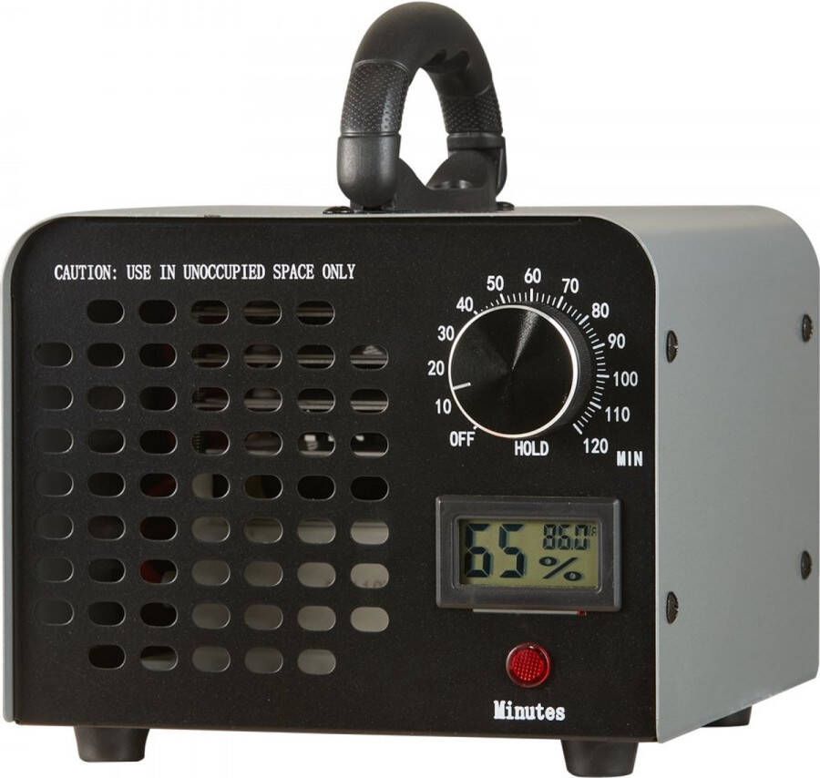 Ozongenerator 36000 mg u Ozonisator 115W Luchtreiniger 300㎡ Ozonapparaat Gebouwrenovatie 0-120 minuten Timer Deodorant Ozongenerator Vochtigheidsweergave Intelligente bewaking van het binnenklimaat