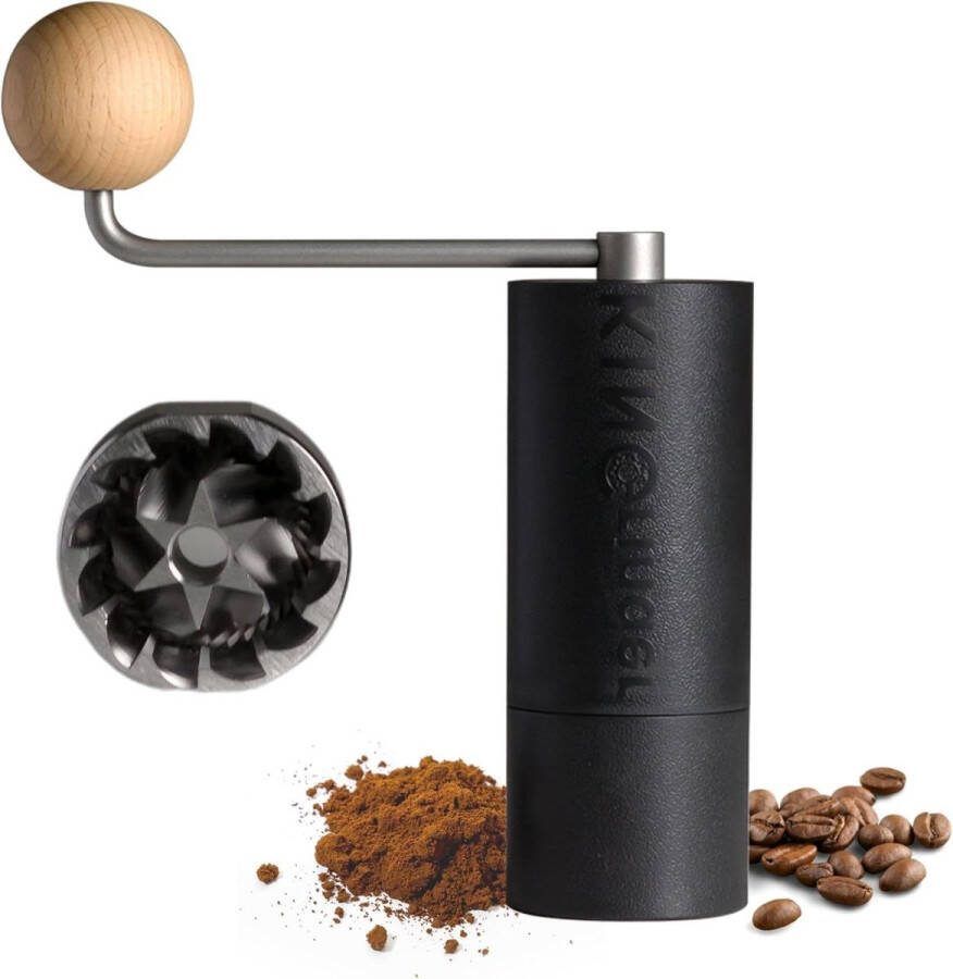 P1 Lichtgewicht Handmatige Koffiemolen voor Moka Pot Franse Pers Druppel- en Espresso met Consistente Maalsamenstelling Roestvrijstalen Braammolen 20g Inclusief Gratis Verzendin coffee grinder manual