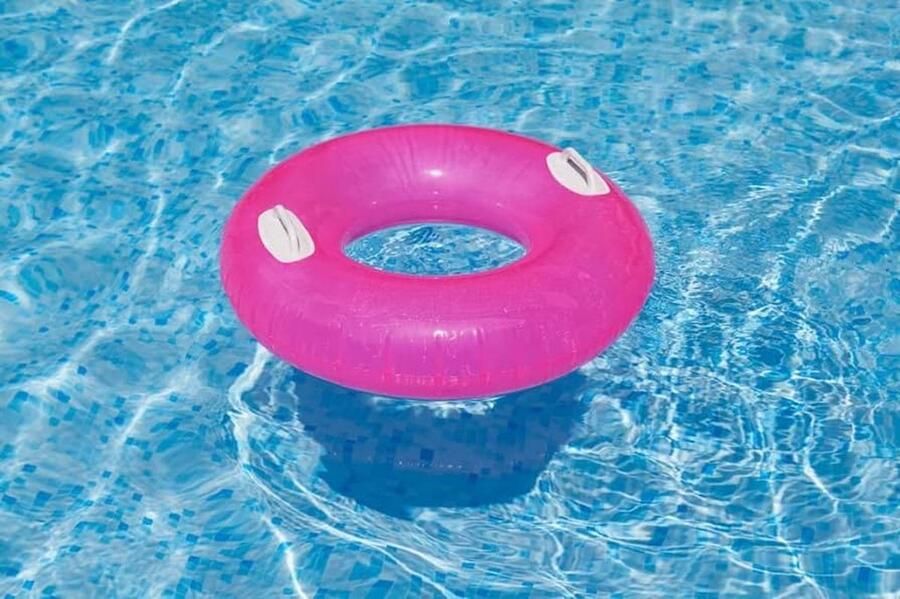 Paars Opblaasbare Zwemband Zwemring 91cm Perfect voor Zomers Zwemplezier Zwemband voor zwembad speelgoed Groot Opblaasbare wateraccessoires Veiligheidszwemring Zomer Water Confortabel Ideale zwemring voor zomervakantie