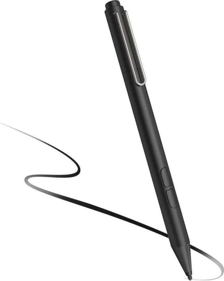 Palm Rejection Pen for Microsoft Surface Pressure Sensitive Soft HB Nib Compatible with Surface Pro Book Laptop Go Includes 2 Spare Nibs AAAA Battery