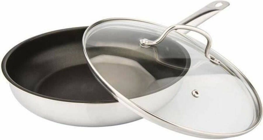 Baumalu Gecoate sauteerpan van 24 cm met GASTRONOMY-deksel