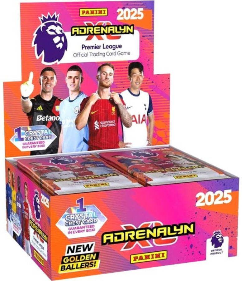 Panini Premier League 2025 Adrenalyn XL Trading Cards Box met 36 Pakjes