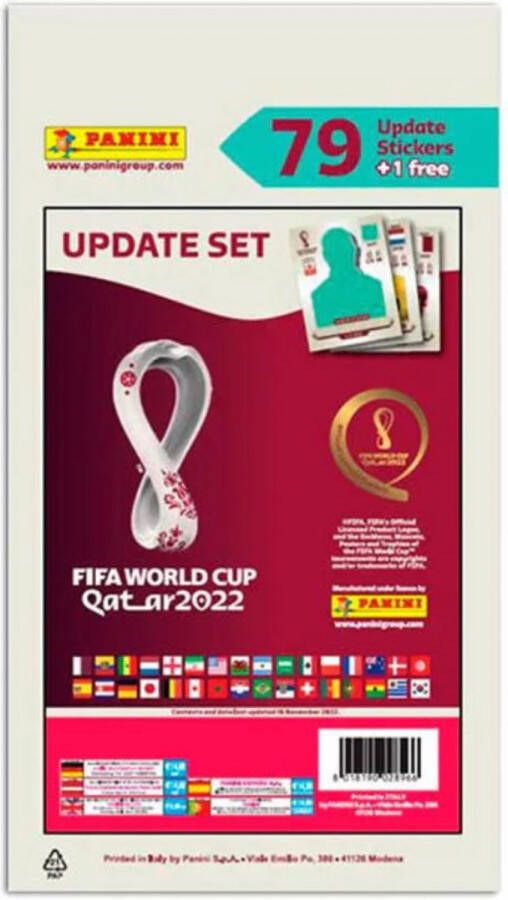 Panini World Cup 2022 Stickers Update Set With 80 Stickers