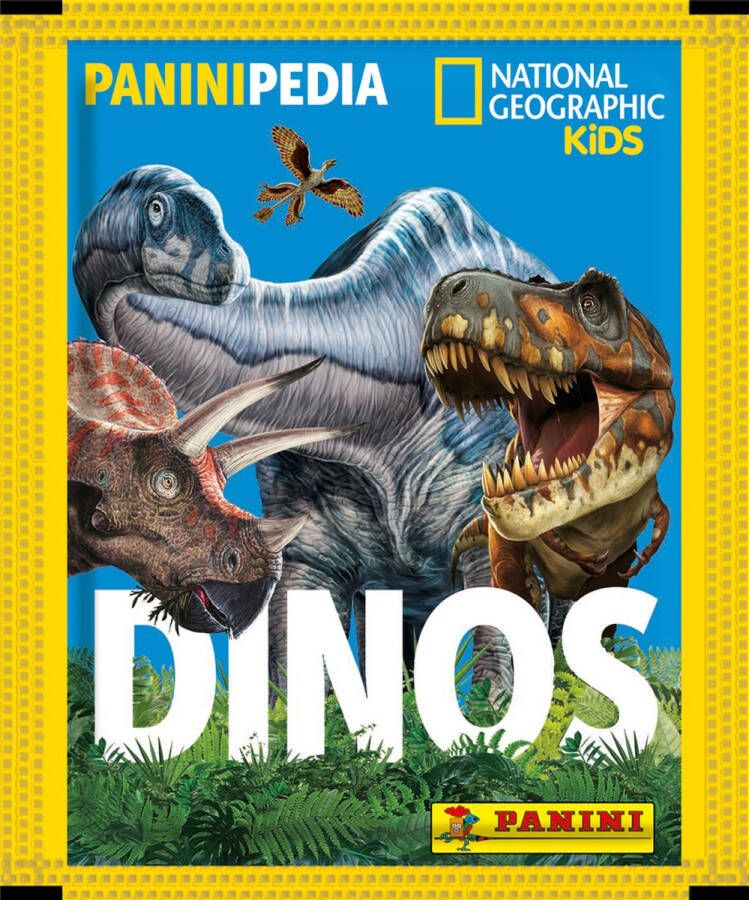 PANINIPEDIA DINOS STICKER 5 pakjes