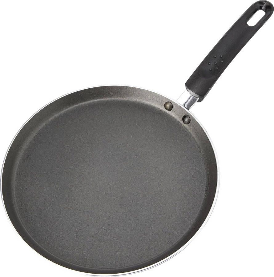 Pannenkoekenpan inductie-veilig en anti-aanbaklaag met gedrukt recept 24 cm (11) zwart