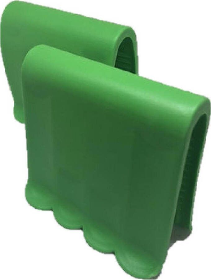 Merkloos Sans marque Pannenlappen siliconen Groen set van 2
