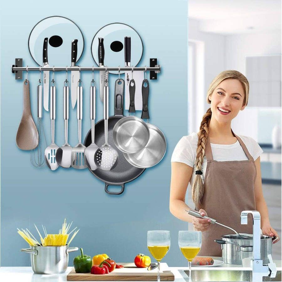 Pannenrek pannenplank rack organizer \ Opbergrek