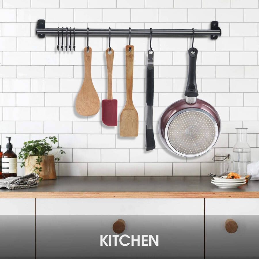 Pannenrek pannenplank rack organizer \ Opbergrek